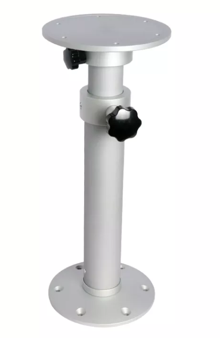 Extendable table leg with locks