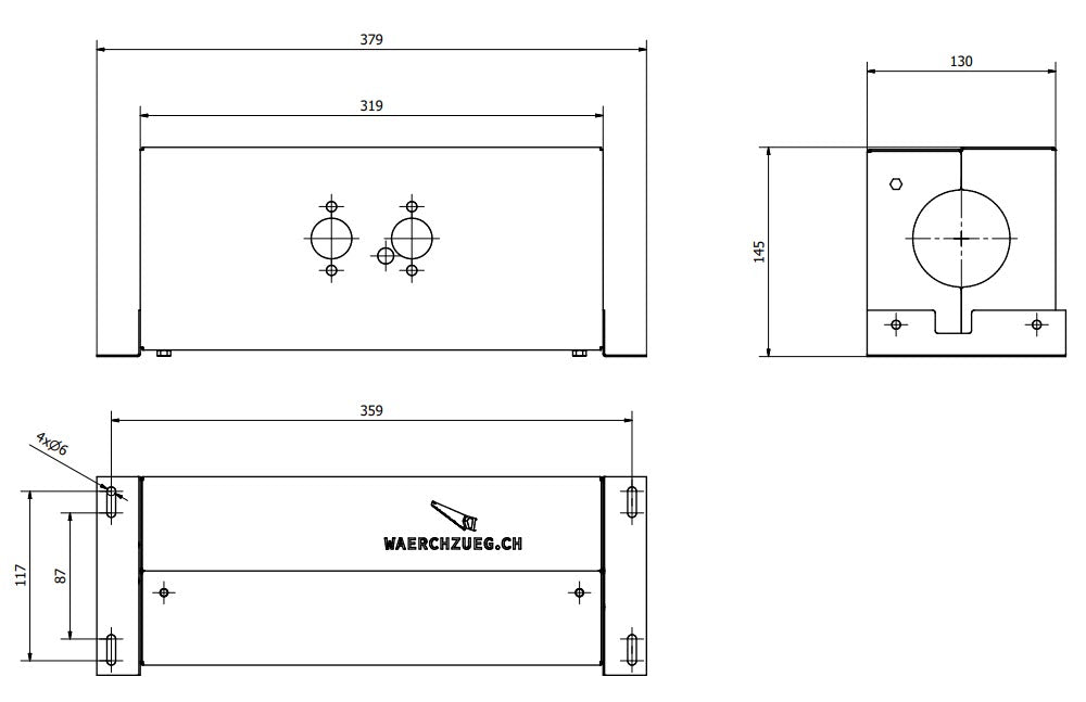 Montagebox für Autoterm Air 2D