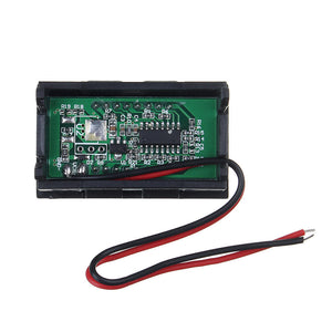12V Voltmeter inkl. optischer Anzeige, Batterieanzeige, Stromanzeige