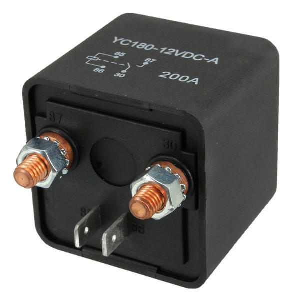 Relè auto ad alte prestazioni 12V / 200A