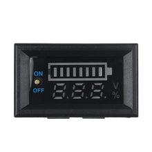Laden Sie das Bild in den Galerie-Viewer, 12V Voltmeter inkl. optischer Anzeige, Batterieanzeige, Stromanzeige