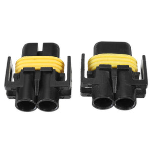 2Stk. Wasserdichte Stecker / Buchse