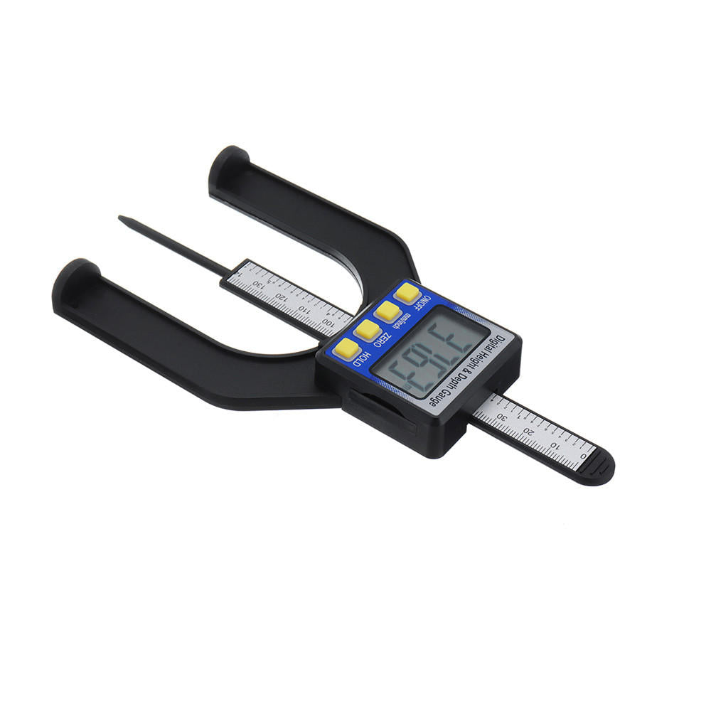 Digital height gauge / depth gauge for e.g. milling table saw ( depth gauge )
