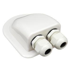 Wasserdichte Zwillingskabelverschraubung Für Kabel von 4mm bis 12mm ( Dachdurchführung)