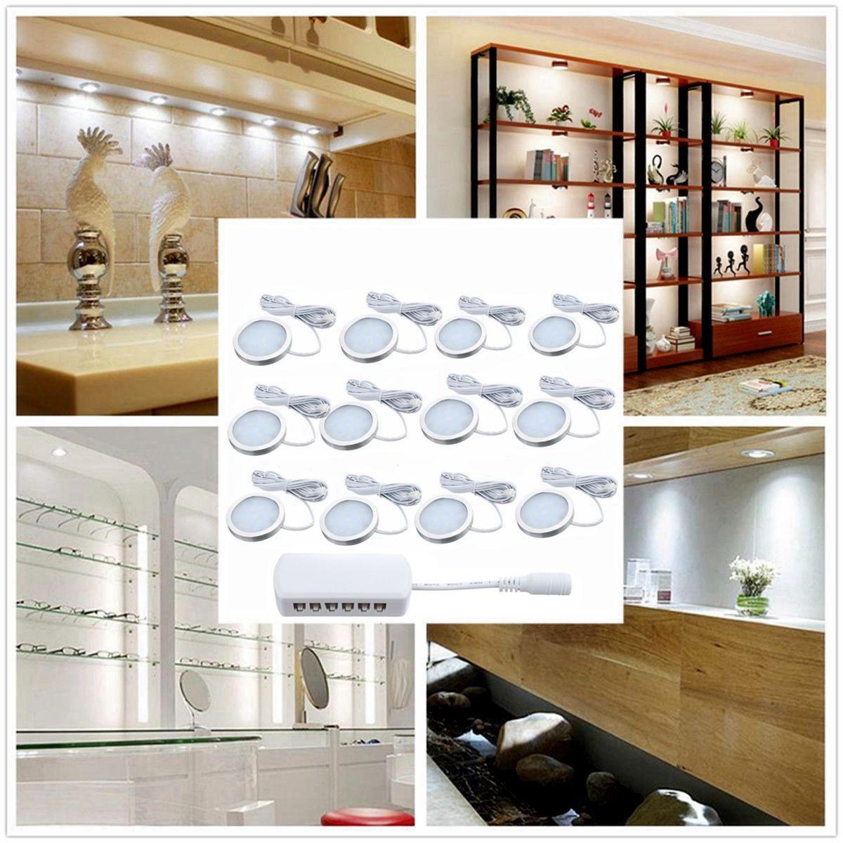 12 pcs. 12V, 2.5 Watt LED spotlights for indoor use