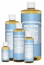 Laden Sie das Bild in den Galerie-Viewer, 18 - in - 1 Flüssigseife / Shampoo / Abwaschmittel, biologisch abbaubar, schone die Natur!