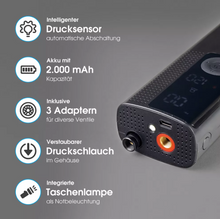 Laden Sie das Bild in den Galerie-Viewer, Xlayer Mobiler Akku-Luftkompressor 8.0 bar 2.000 mAh