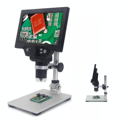 Digitales Mikroskop 12MP 7 Zoll grosser Farbbildschirm inkl. integriertem Akku