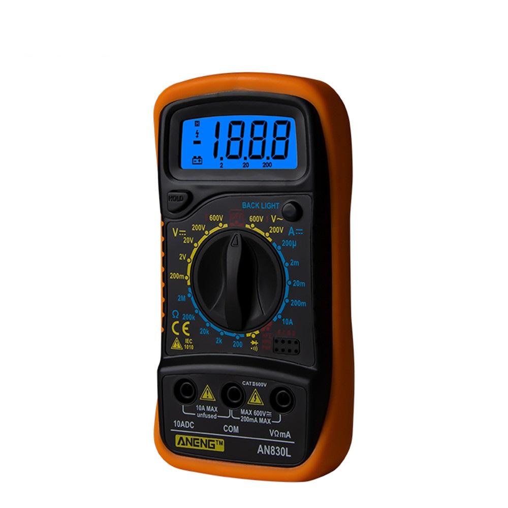 Digitales LCD-Multimeter, Voltmeter, Amperemeter, AC DC, OHM