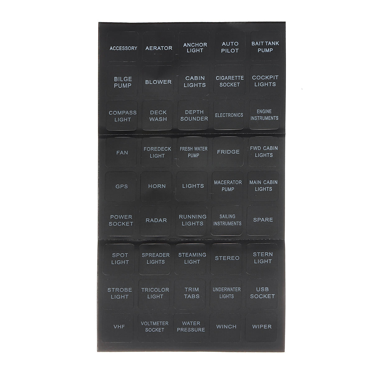 12/24V Panel mit 5 Schalter, USB, Zigarettenanschluss