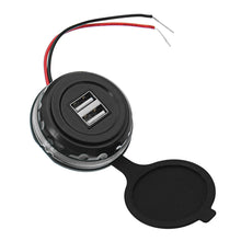 Laden Sie das Bild in den Galerie-Viewer, USB Einbauelement, Eingang: 12-24V Ausgang: 2x 3.1A USB