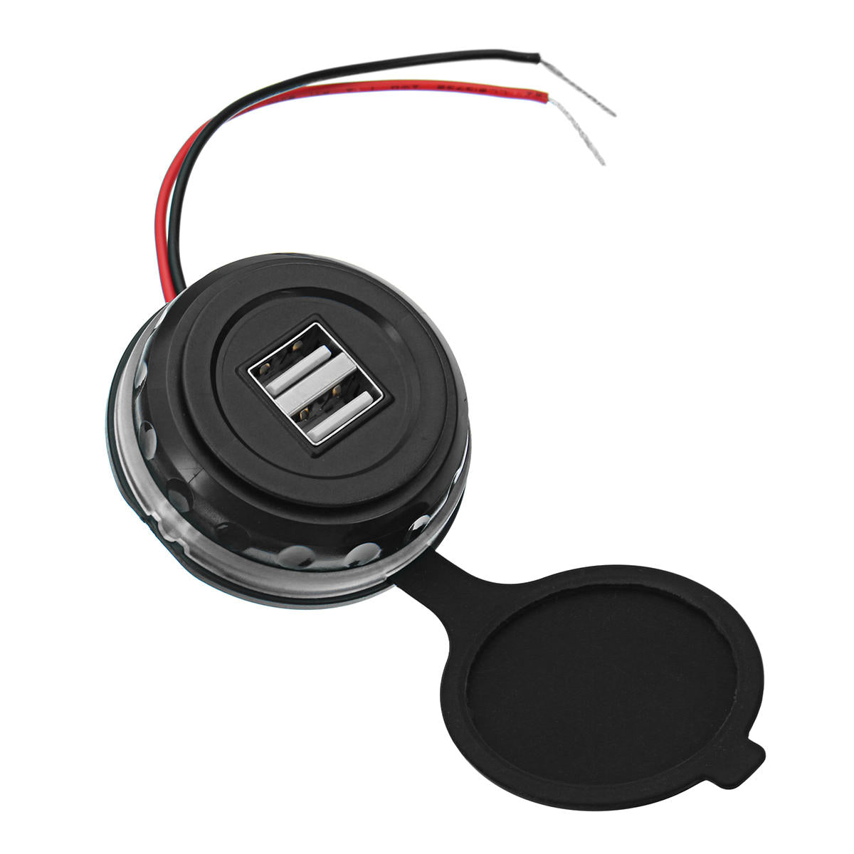 USB Einbauelement, Eingang: 12-24V Ausgang: 2x 3.1A USB