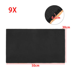 9 Stk. - Schalldämmende Schaumstoffmatte 30cm*50cm*6mm, Wärme und Schall Isolation
