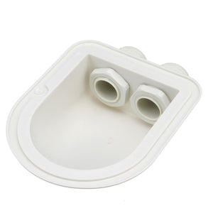 Wasserdichte Zwillingskabelverschraubung Für Kabel von 4mm bis 12mm ( Dachdurchführung)