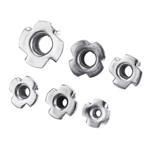 50Stk., Vierkant-Muttereinsatz für Holz, M5/M6/M8/M10
