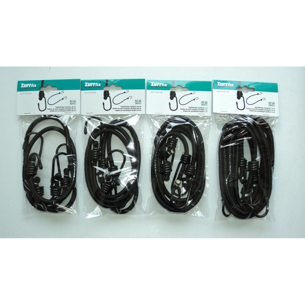 Lot de 2 élastiques extenseurs, noir, 0.8m