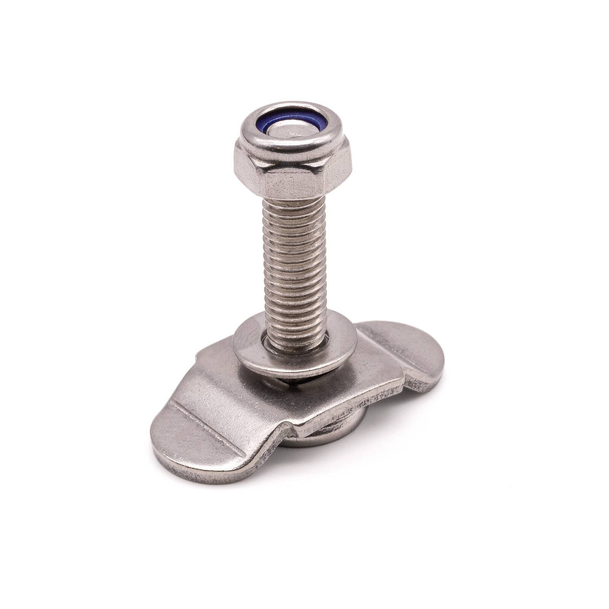 Schraubfitting zu Airlineschine mit Mutter M8, rostfrei