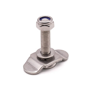 Schraubfitting zu Airlineschine mit Mutter M8, rostfrei
