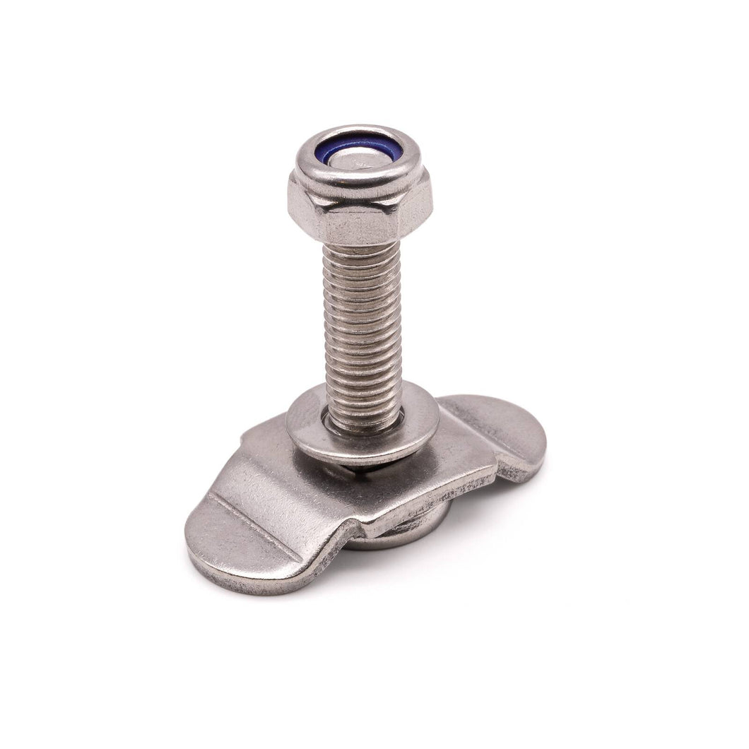 Schraubfitting zu Airlineschine mit Mutter M8, rostfrei