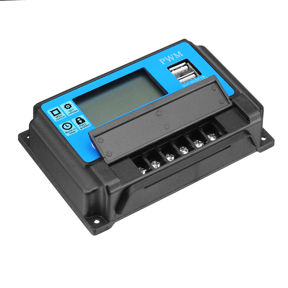 Solar-Laderegler 30A 12V oder 24V PWM und USB