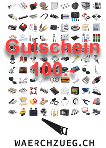 Gutschein für gesamten Shop, 10.- / 20.- / 50.- / 100.- / 200.- / 300.- / 500.-