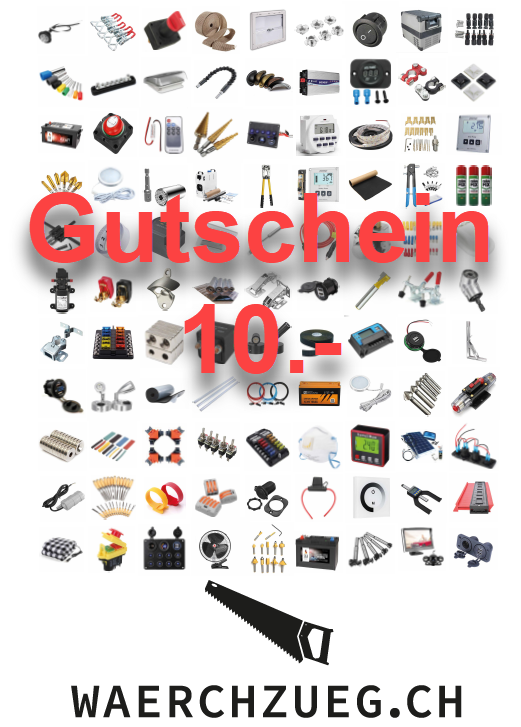 Gutschein für gesamten Shop, 10.- / 20.- / 50.- / 100.- / 200.- / 300.- / 500.-