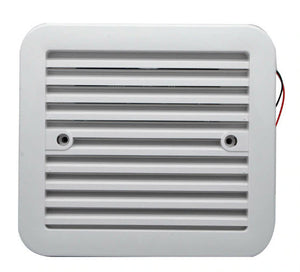 12V-Lüftungsventilator Weiss für Seitenabluft, Staubdicht