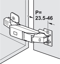 Laden Sie das Bild in den Galerie-Viewer, Scharnier 110° ideal für Schranktüren, 8-14mm Wandstärken, mit Dämpfung