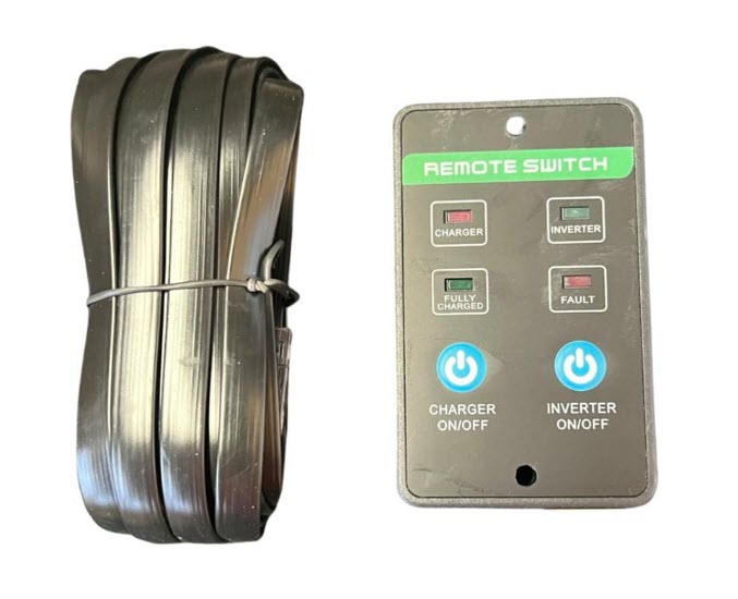 Fernbedienung mit 5m Kabel zu Highend 3in1 Invertern (RC90)