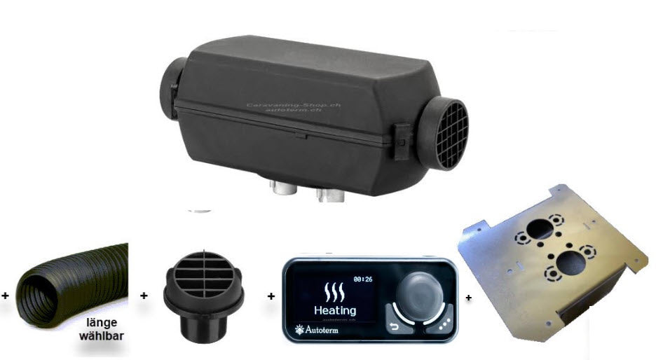 Autoterm-Air 2D KIT Diesel-Luftstandheizung 2kW, 12V inkl. Bedienteil –