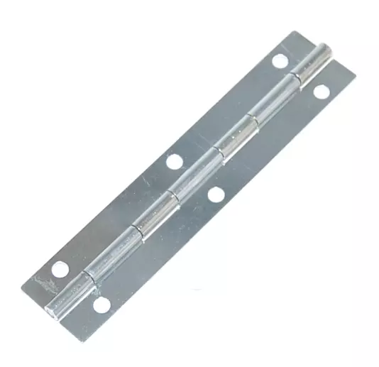 Scharnier 270°, rostfrei, inkl. Montagelöcher, Klavierband, 150mm x 31.5mm