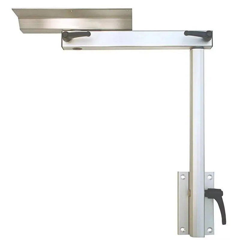 Table holder, rotatable and removable, aluminum, table leg