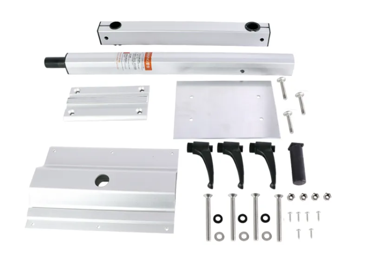 Table holder, rotatable and removable, aluminum, table leg